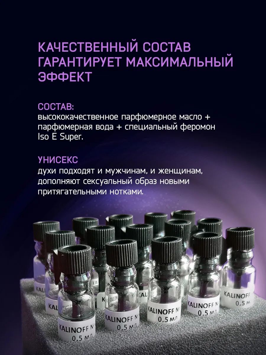 Подборка духов унисекс с феромонами, 15 шт по 0.5 мл